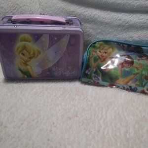 Tinker Bell mini lunch box and pencil case